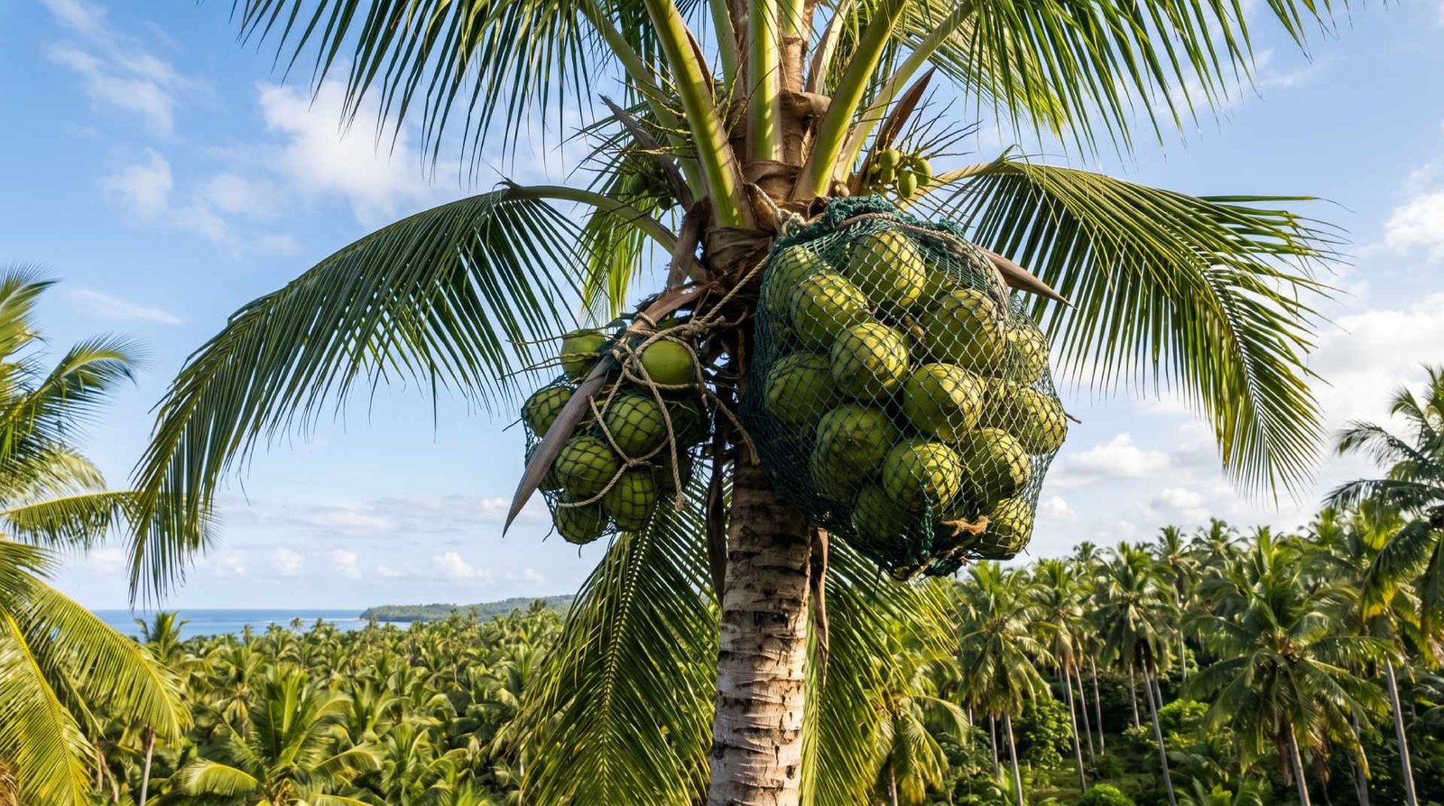 Coconut Tree Safety Nets